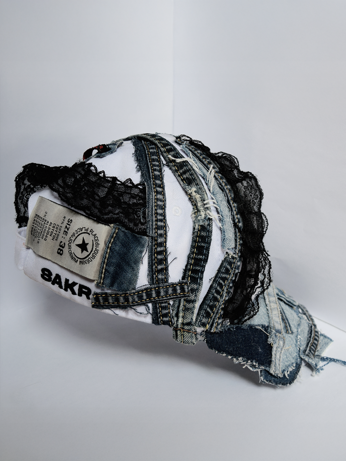 Casquette jean recyclé