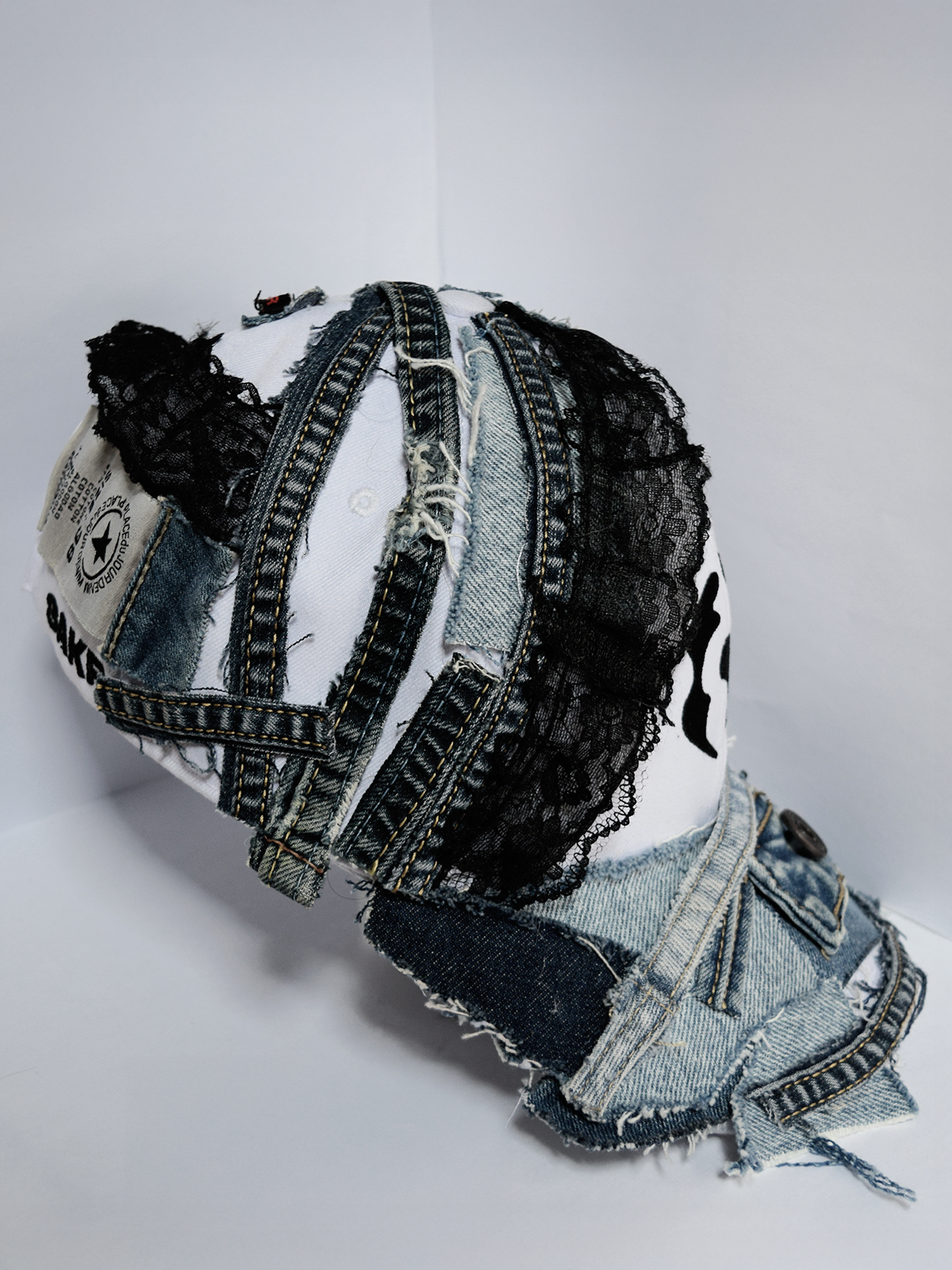 Casquette jean recyclé