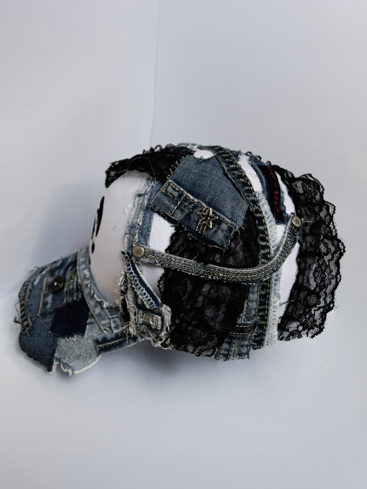 Casquette jean recyclé